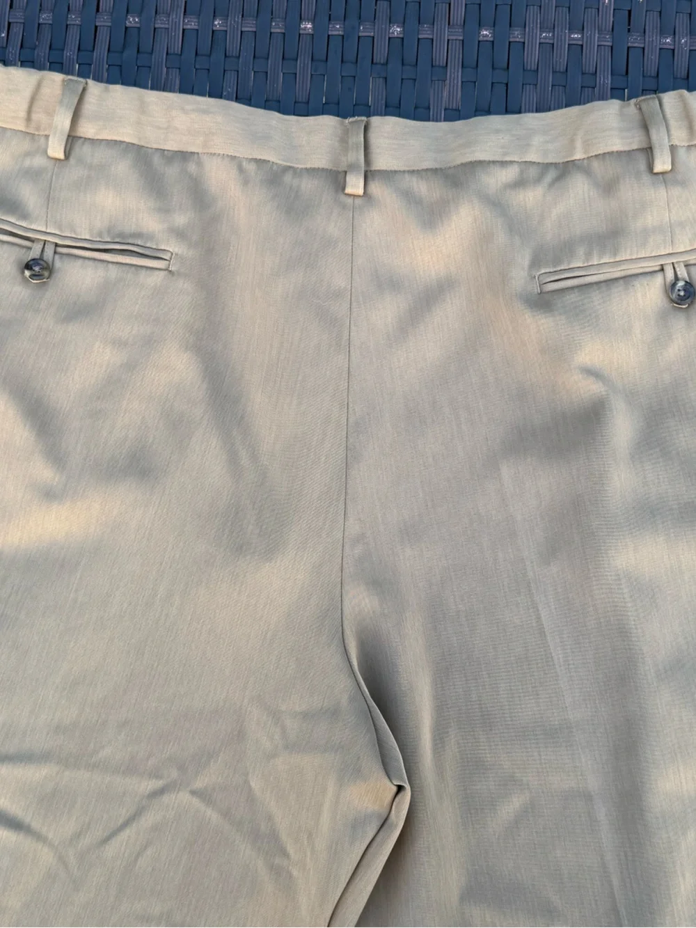 Izod Men's Khaki Pleated Front Chinos